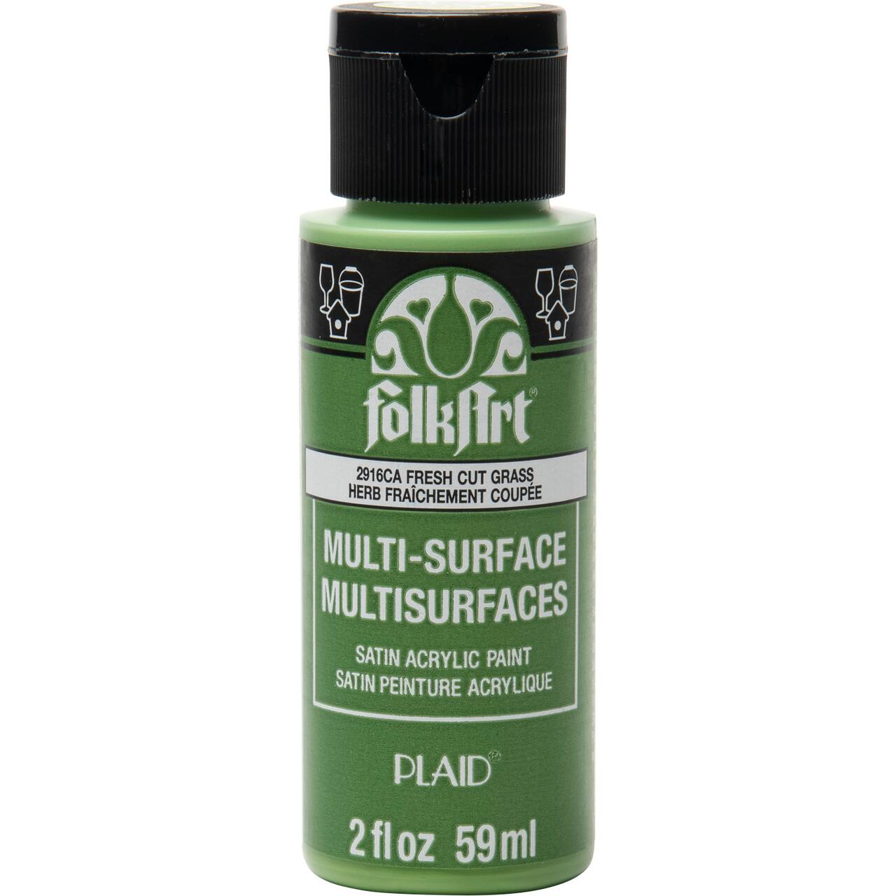 12 Pack: FolkArt® Multi-Surface Satin Acrylic Paint, 2oz.